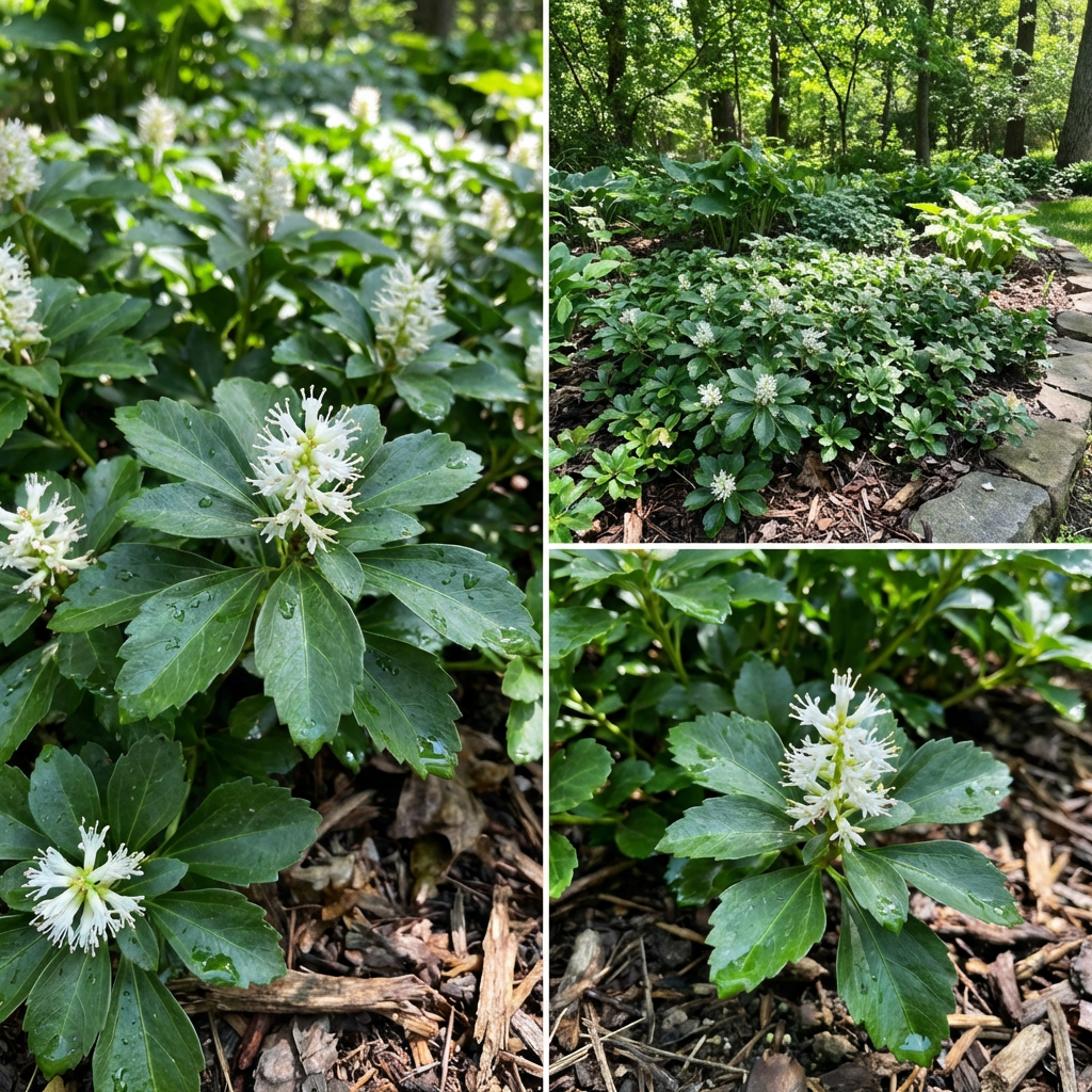 Japanischer Spindelstrauch Pachysandra (Pachysandra terminalis) Blumensamen für Gartengestaltung