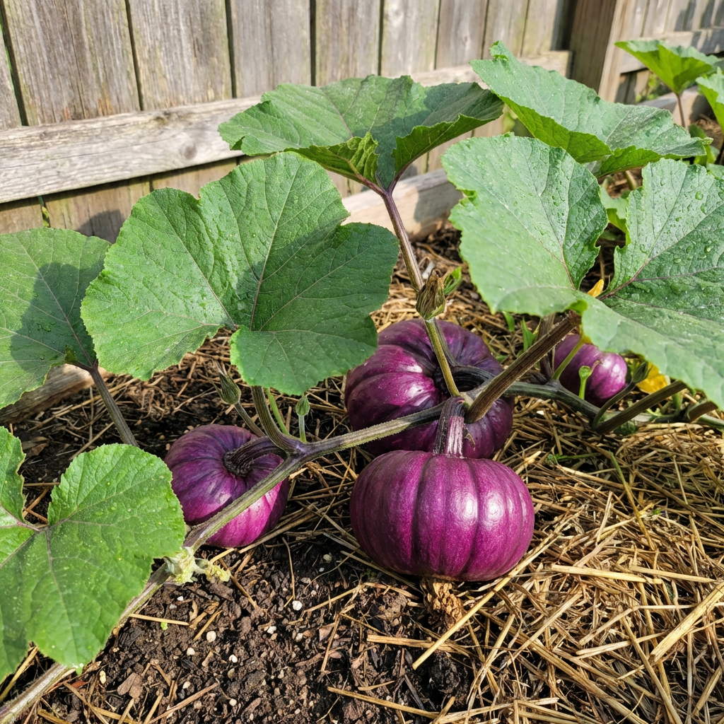 Purple Pumpkin Seeds for Planting – Rare Decorative Pumpkin Variety for Home Gardens