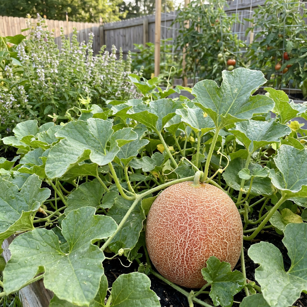 Red Cantaloupe Melon Seeds (Cucumis melo) – Heirloom Garden Fruit Variety