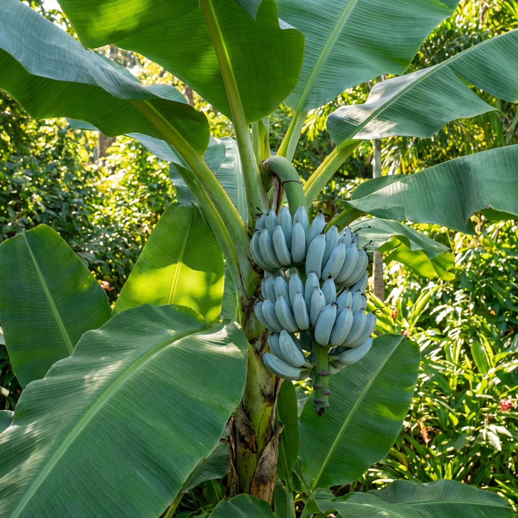 Blue Java Banana Seeds (Musa acuminata ‘Blue Java’) – Ice Cream Banana Fruit Seeds for Tropical Growing