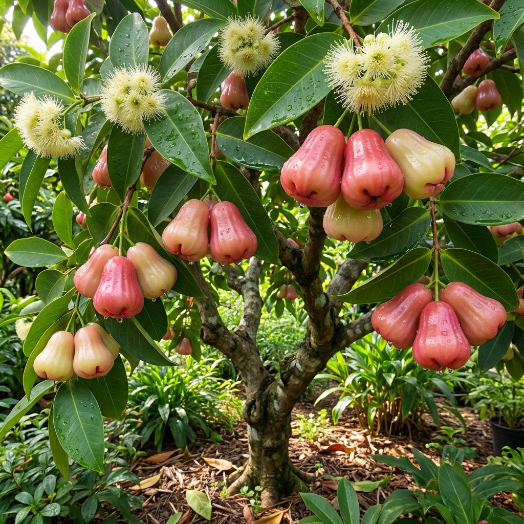 Graines de Pommes Roses – Variété Ancienne Non-OGM, Graines à Haute Germination pour Planter des Pommes d'Eau Juteuses
