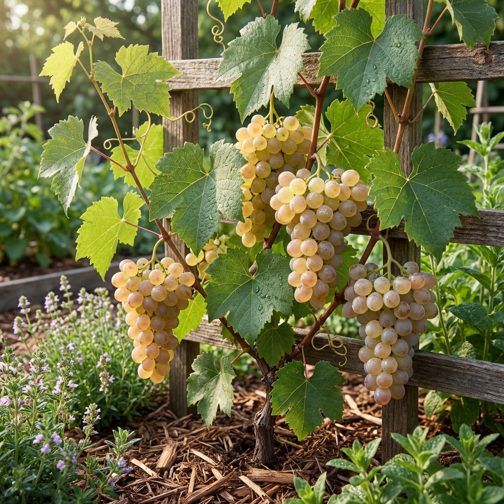 Heirloom Cotton Candy Grapes Fruit Seeds for Planting – Non-GMO, High Germination Organic Garden Seeds