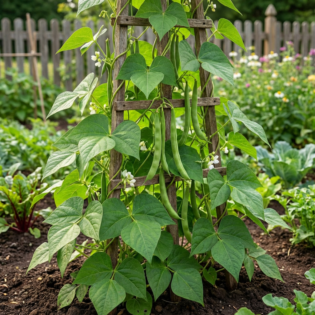 Semi di Fagiolo Rampicante Missouri Wonder (Phaseolus vulgaris) – Varietà Antica di Fagiolo Verde Rampicante