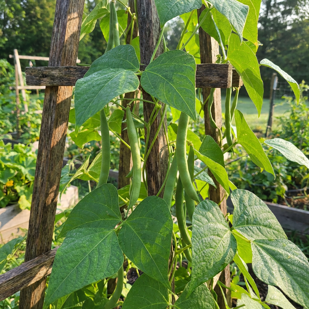 Semi di Fagiolo Rampicante Missouri Wonder Eredità – Fagioli Verdi Rampicanti per Piantagione, Non OGM, Semi Biologici per Orto