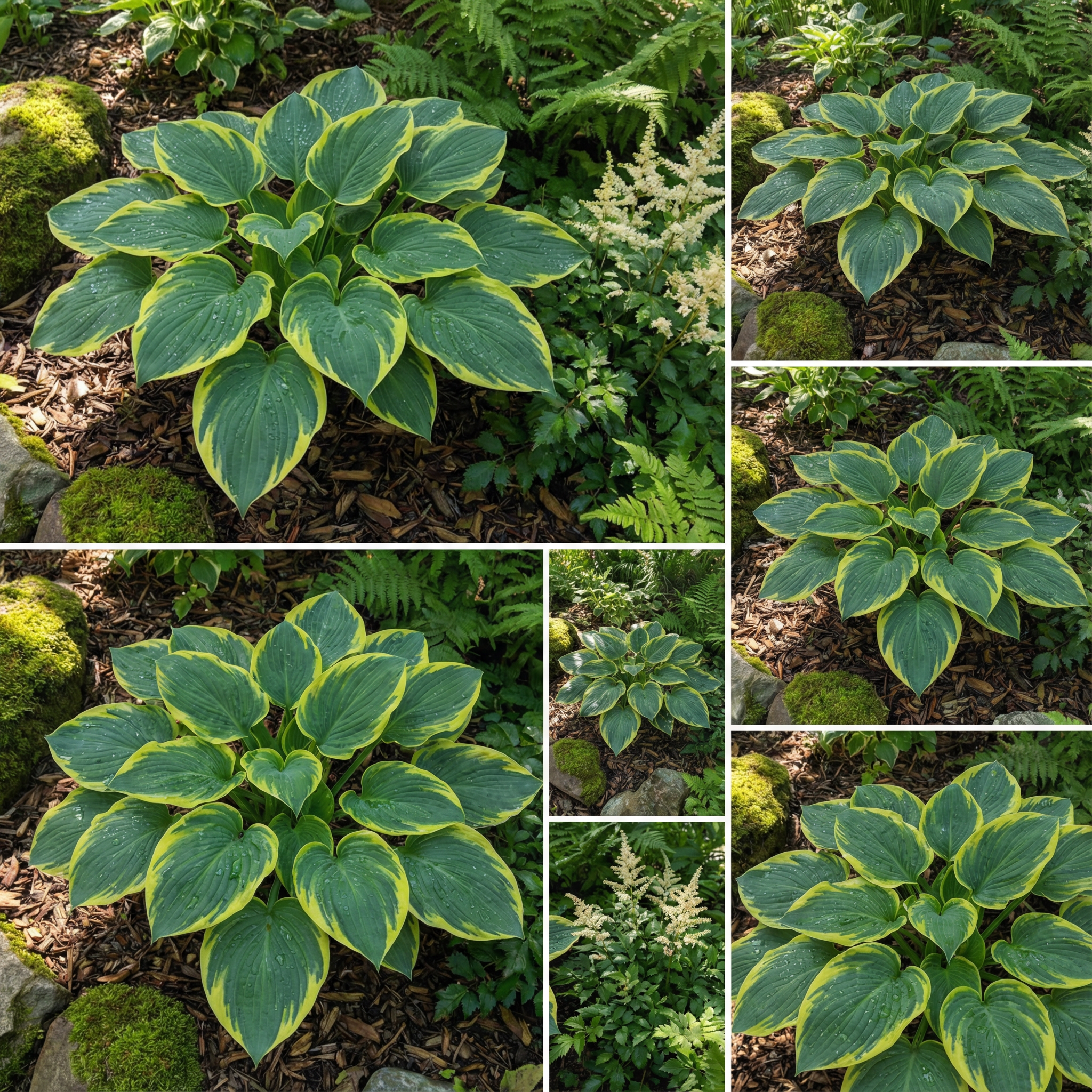 Semillas de Hosta para Plantar – Variedad de Follaje de Hosta spp., Planta Perenne de Sombra, Heredada, No OGM