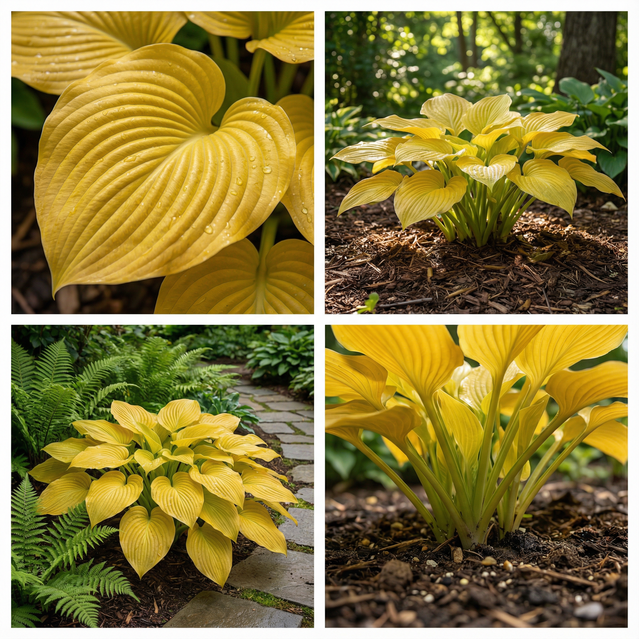 Semillas de Hosta para Plantar – Variedad de Follaje de Hosta spp., Planta Perenne de Sombra, Heredada, No OGM