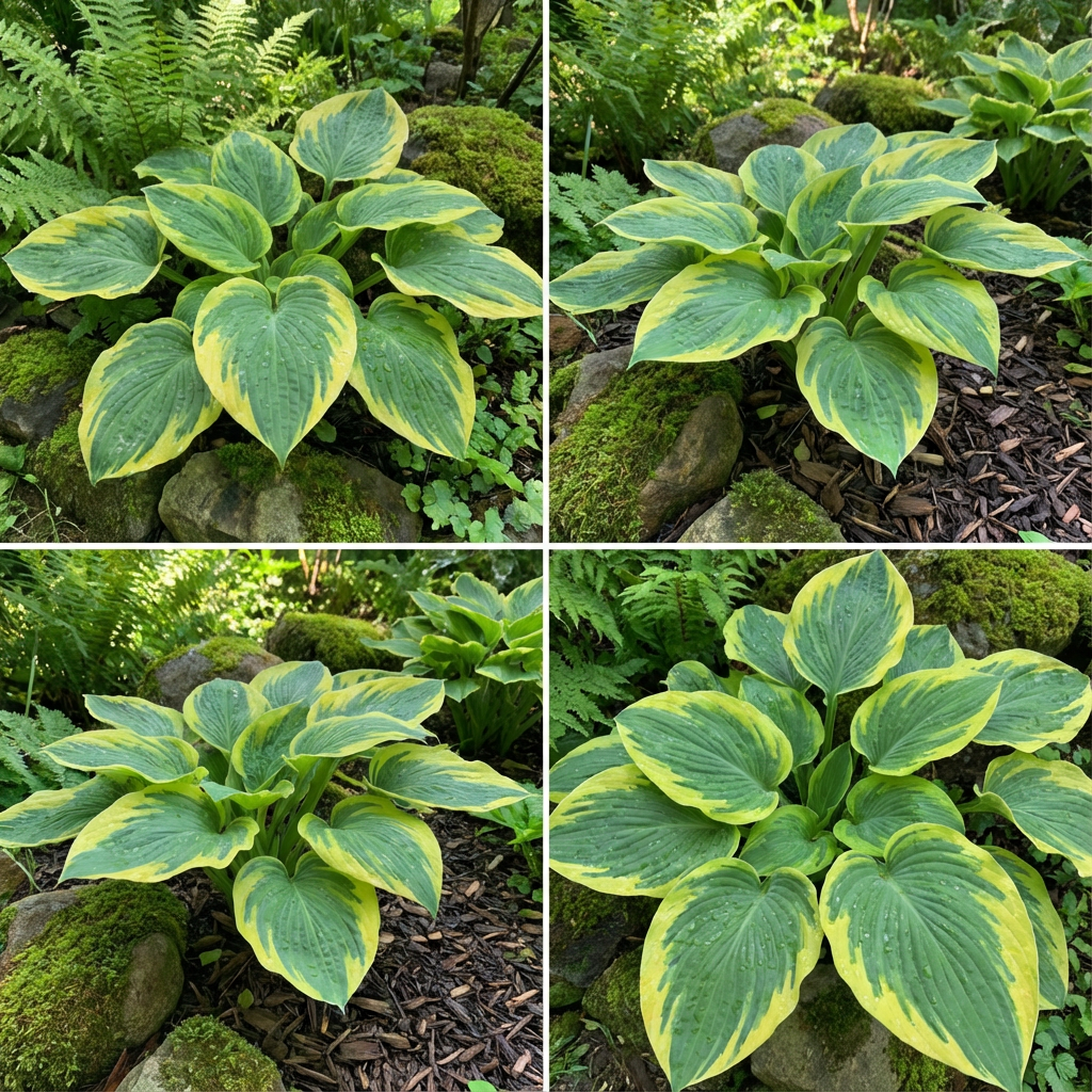 Semillas de Hosta para Plantar – Variedad de Follaje de Hosta spp., Planta Perenne de Sombra, Heredada, No OGM
