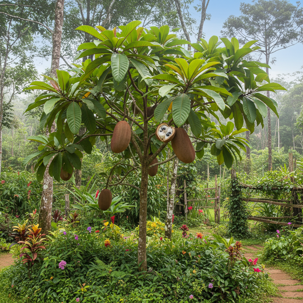 Cupuaçu Exotic Fruit Seeds (Theobroma grandiflorum) – Tropical Tree for Garden Cultivation
