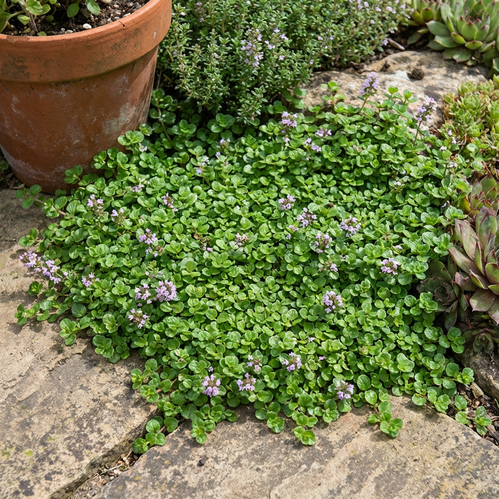 Semillas de Menta Corsicana Mentha requienii – Variedad de Menta Tradicional para Contenedores y Cubierta del Suelo
