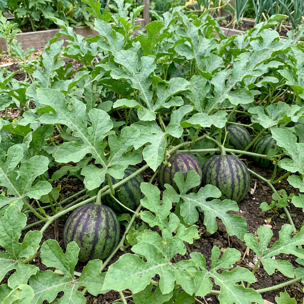 Green Purple Watermelon Fruit Seeds for Planting – Heirloom, Non-GMO, High Germination Organic Garden Seeds