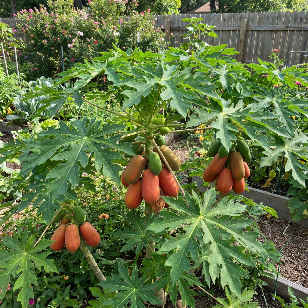 Semi di Frutto Papaya Donna Rossa per Piantare – Semi da Orto Biologici Eredità Non OGM ad Alta Germinazione