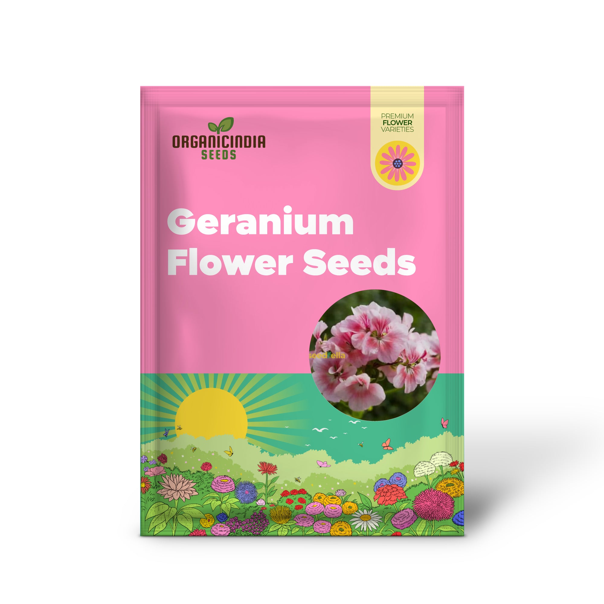 Geranium Seeds for Container Gardening, Easy-to-Grow Annual Flower
