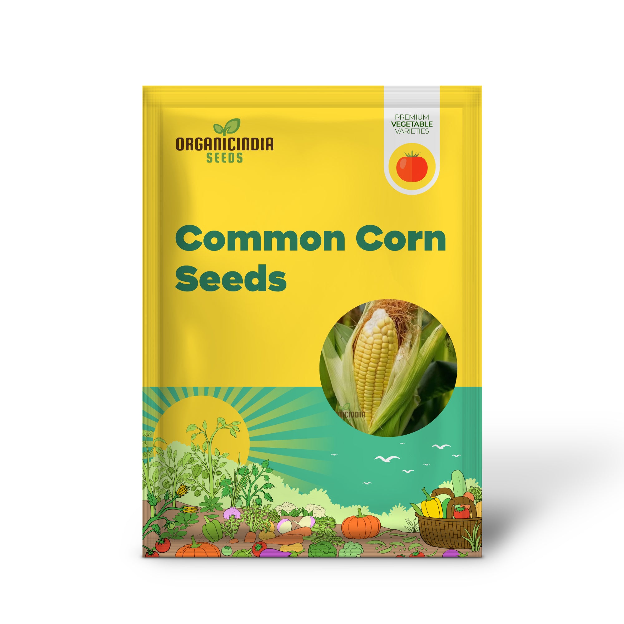 Golden Corn Seedling for Home Garden, Easy-to-Grow High-Yield Seeds