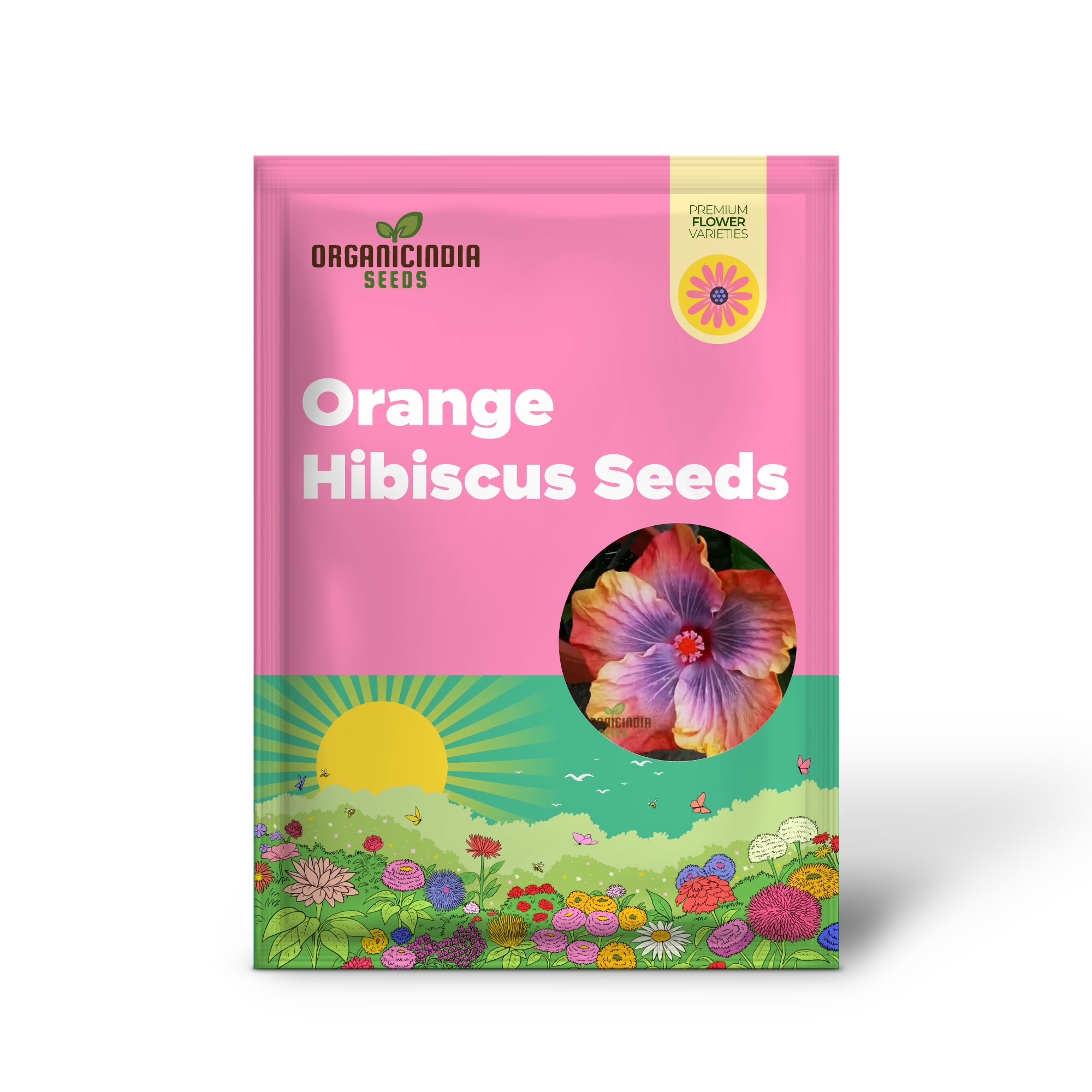 Multicolor hibiscus flower seeds