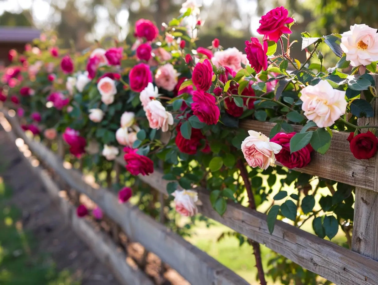Graines de Rosier d'Escalade Mixte pour la Plantation - Créez un Jardin Magnifique et Luxuriant avec des Fleurs Vibrantes