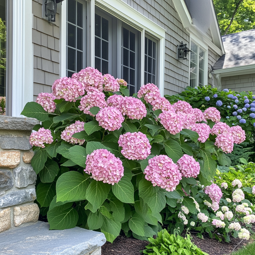 Invincibelle Spirit Hydrangea Seeds Producing Bright Pink Flower Clusters
