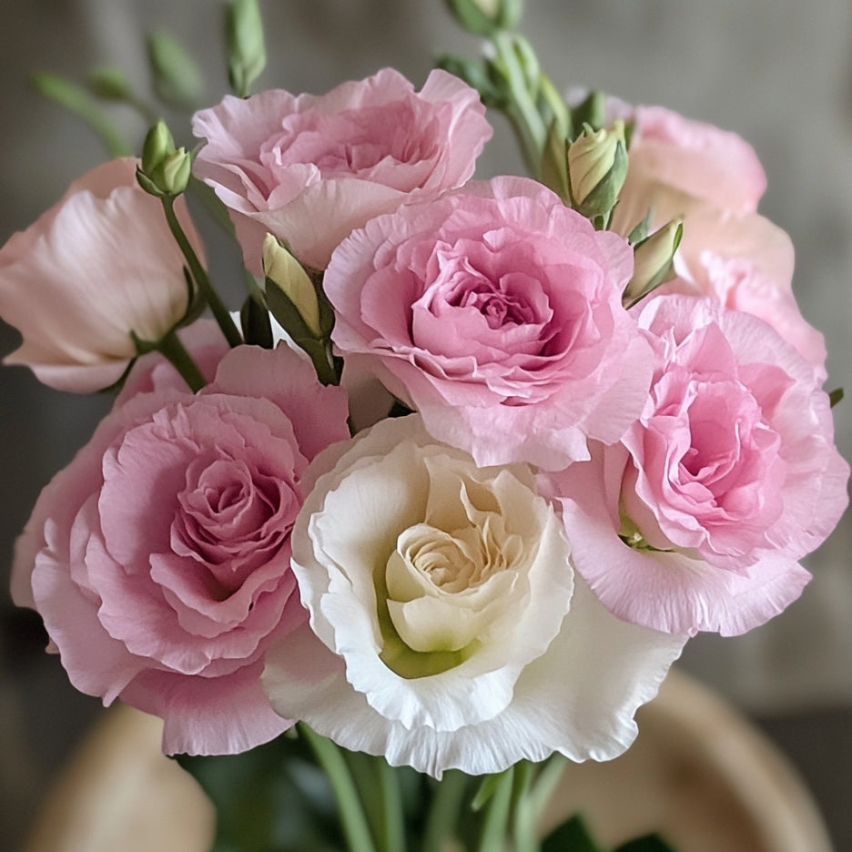 Lisianthus Pink Seeds for Garden Planting and Floral Displays