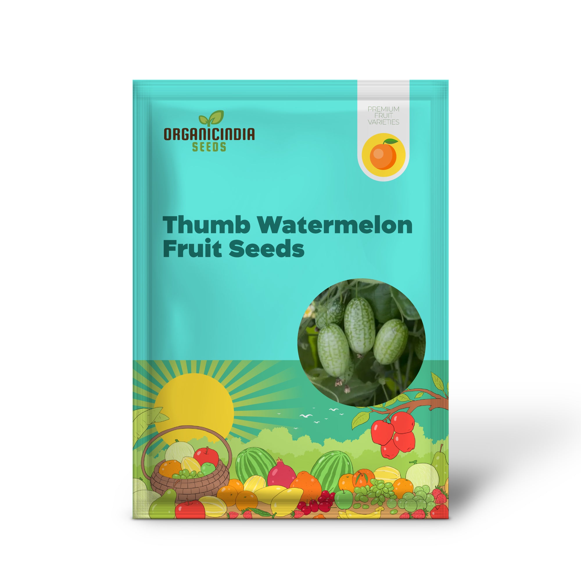 Non-GMO mini watermelon seeds for small gardens