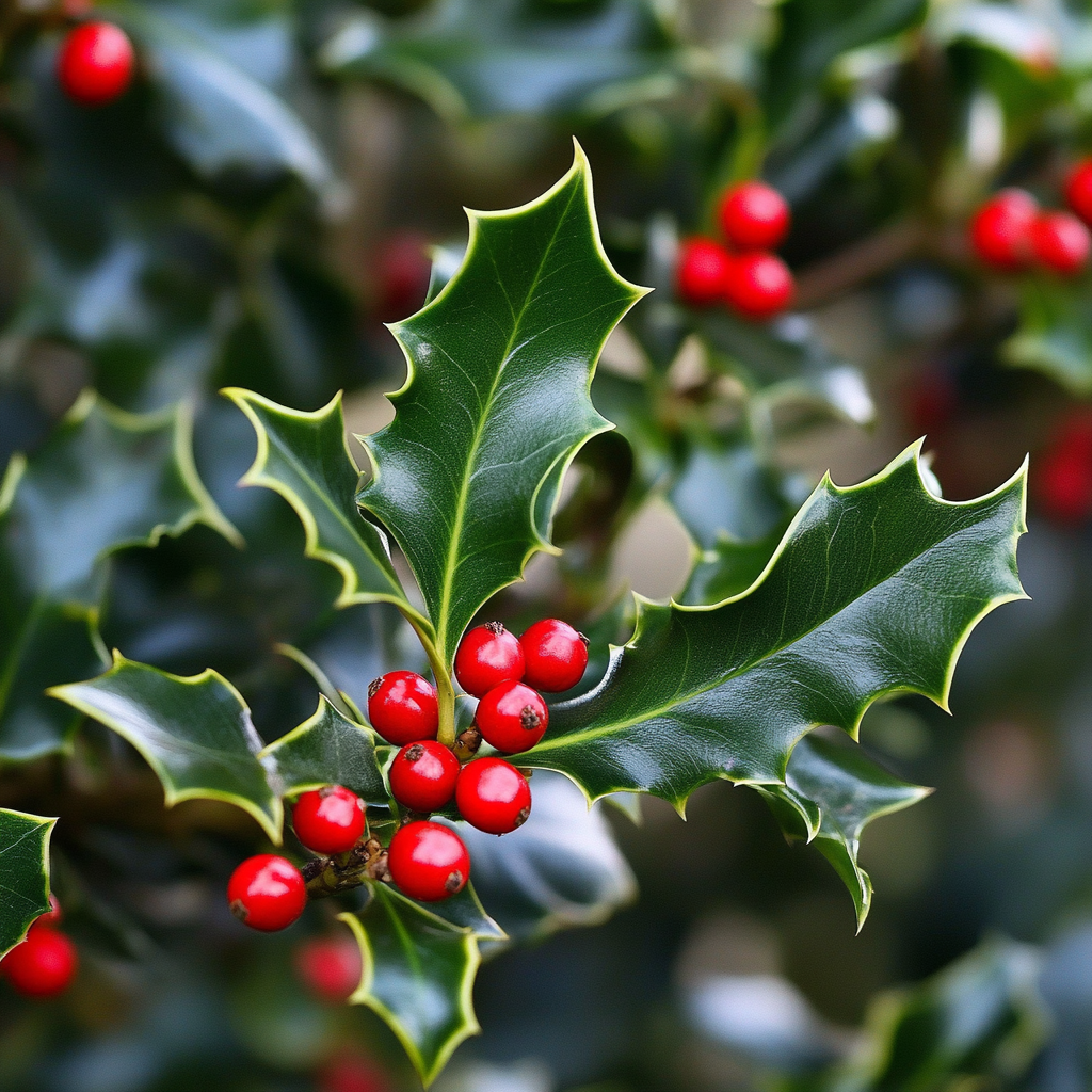 Non-GMO English Holly Seeds for Outdoor Planting