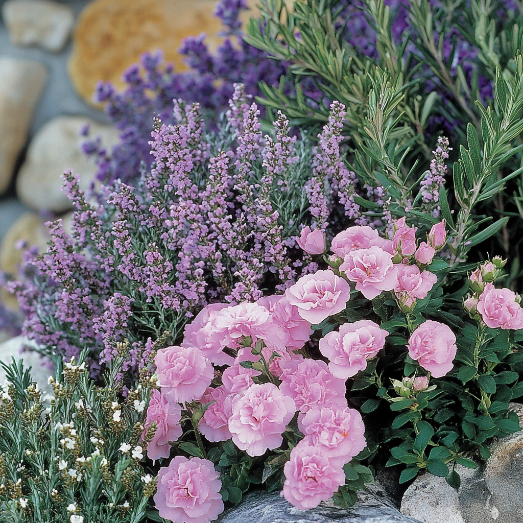 Non-GMO Lavender Pink Flower Seeds for Outdoor Gardening