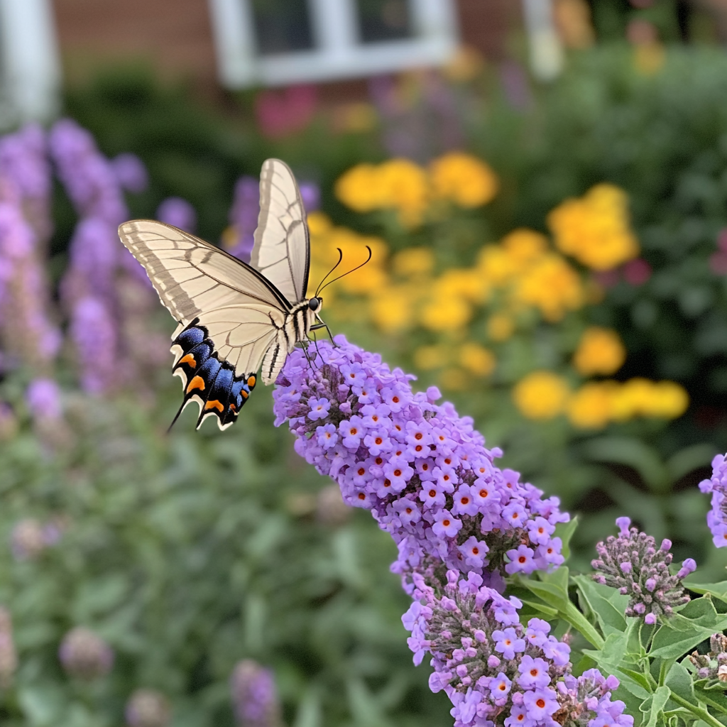 Non-GMO Nanho Blue Butterfly Bush Seeds for Outdoor Planting