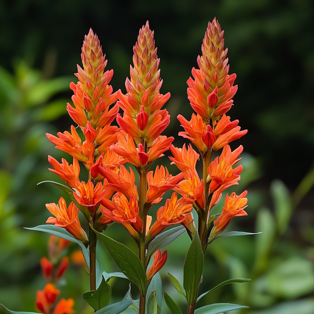 Non-GMO Orange Red Flower Seeds for Outdoor Planting