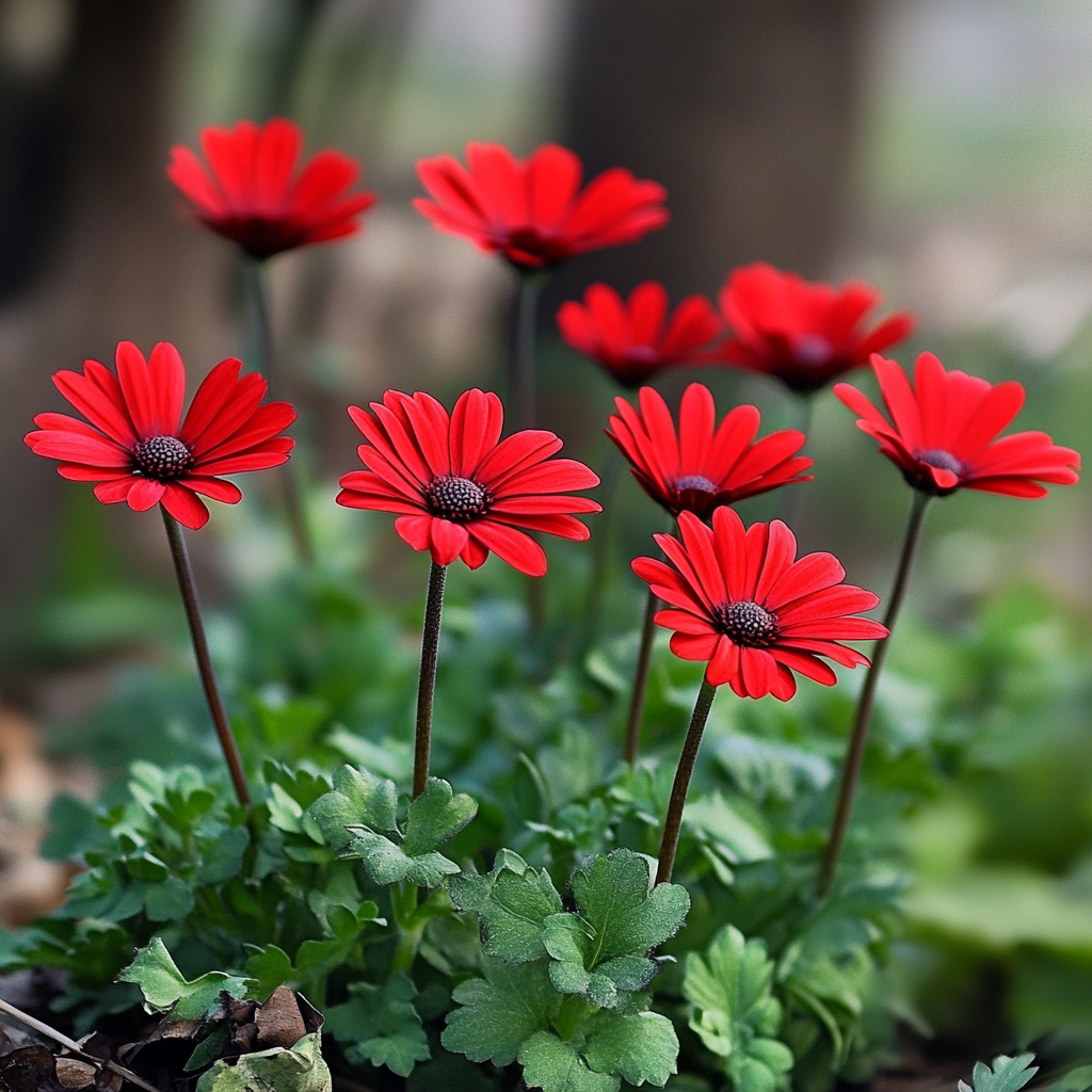 Non-GMO Hardy Red Flower Seeds for Outdoor Planting