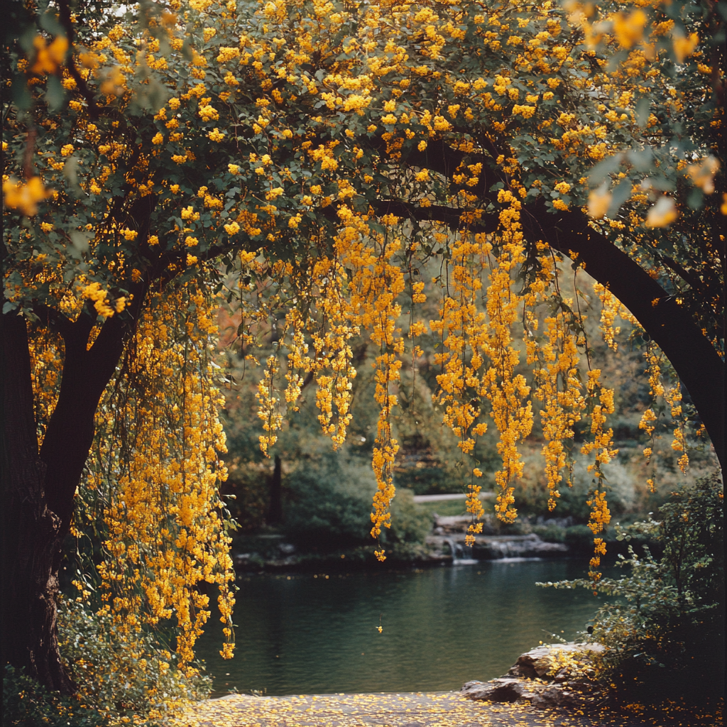 Non-GMO Cascading Yellow Bloom Seeds for Planting