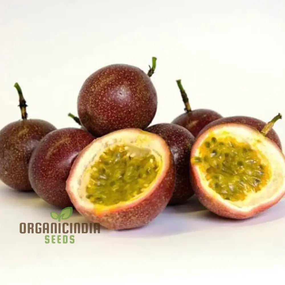 Premium Pandora passionfruit seeds producing sweet aromatic fruits