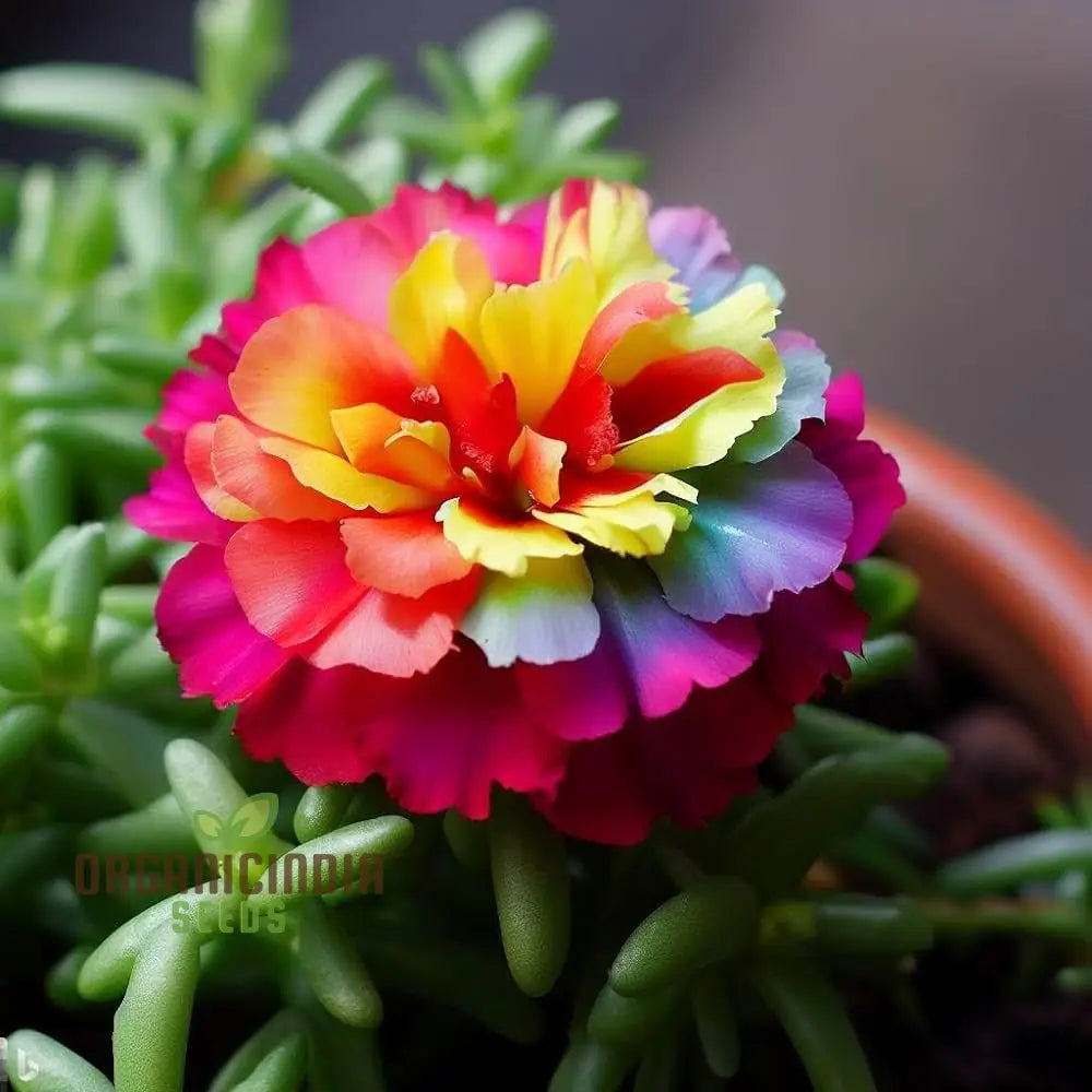 Rainbow Portulaca flower seeds for planting