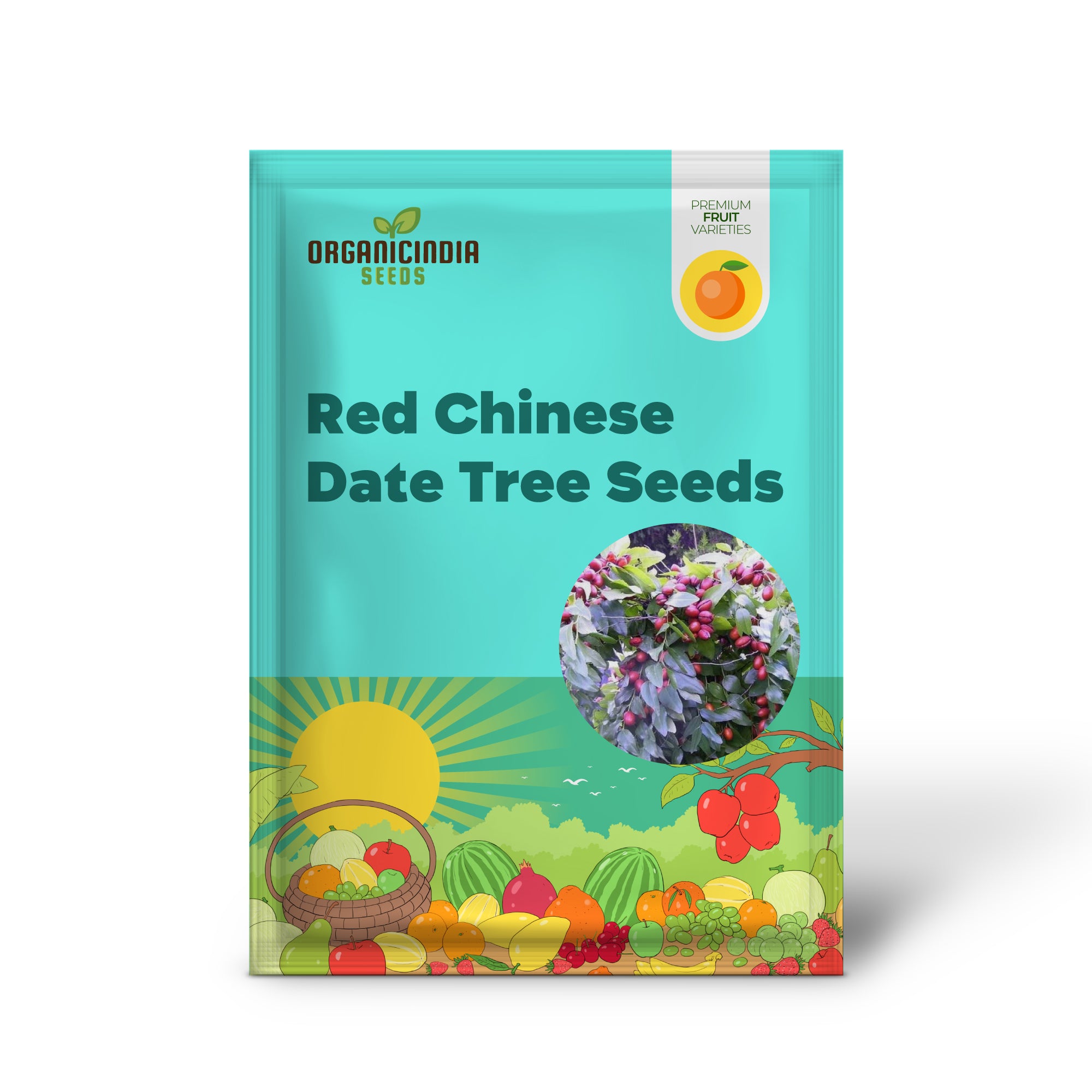 Red Chinese Date Tree seed packet