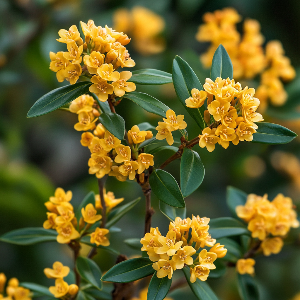 Hardy Early Bloomer con flores doradas y crecimiento erguido
