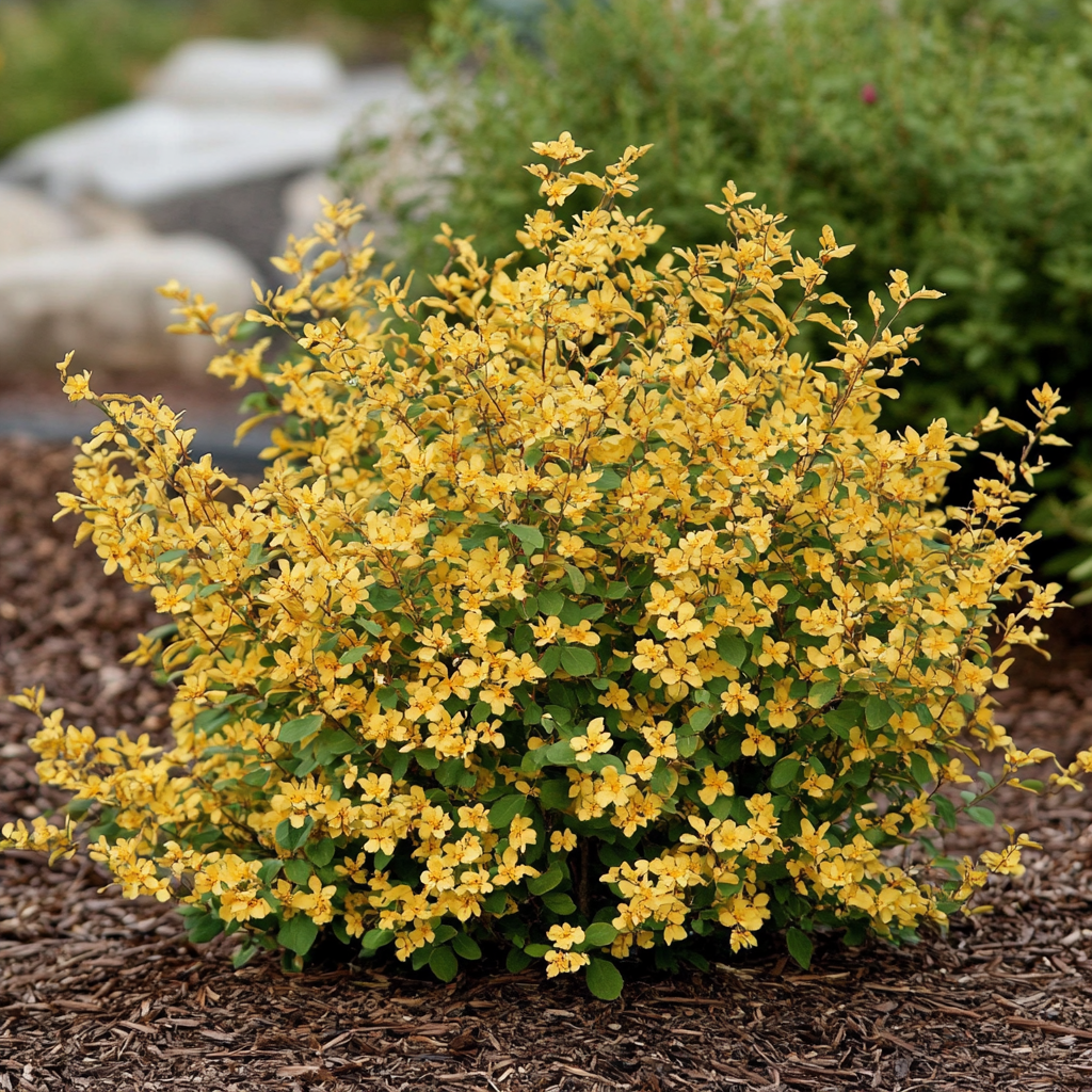 Hardy Early Bloomer con flores doradas y crecimiento erguido
