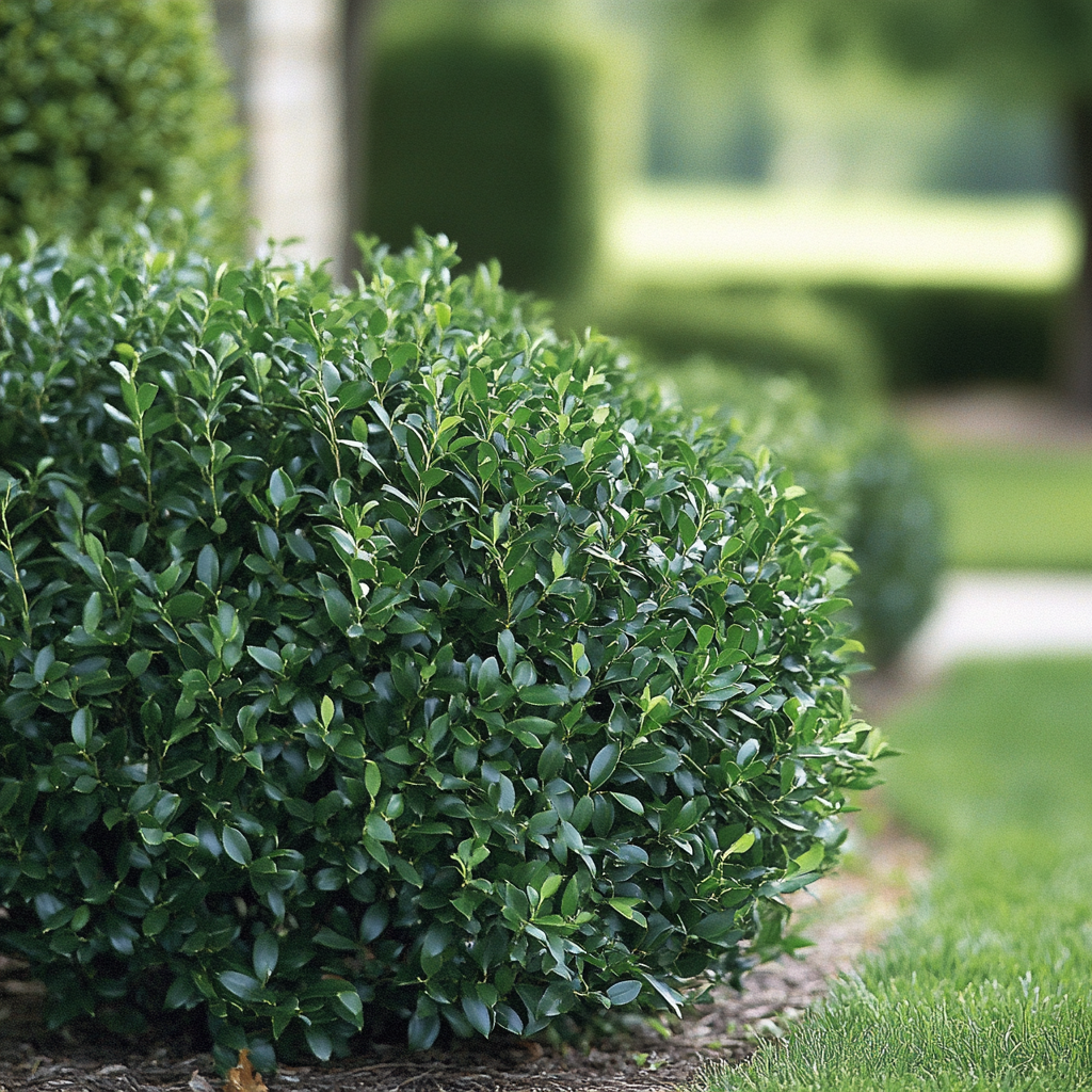 Acebo japonés (Ilex crenata) – Arbusto perenne elegante para setos y bordes