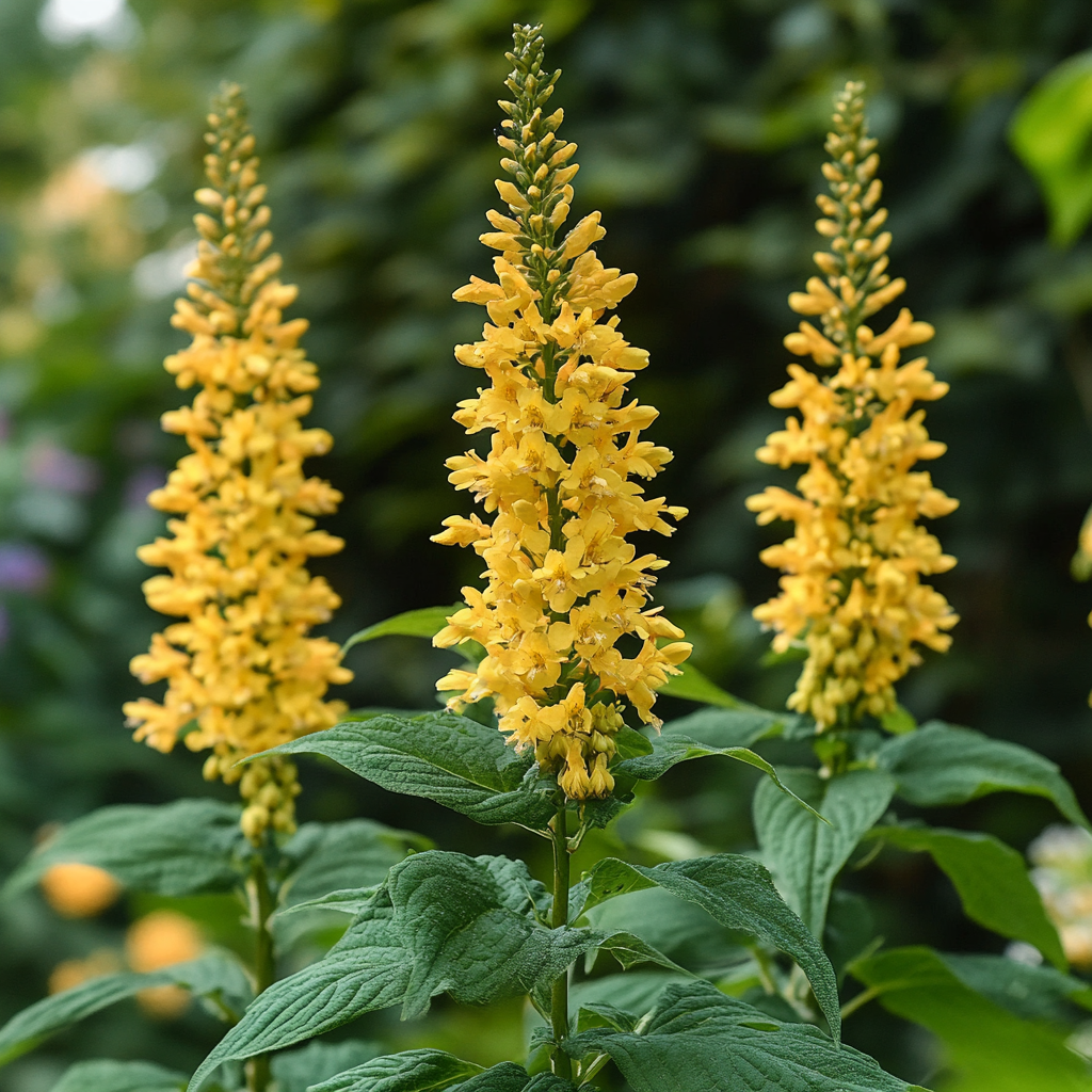 Hardy Early Bloomer con flores doradas y crecimiento erguido