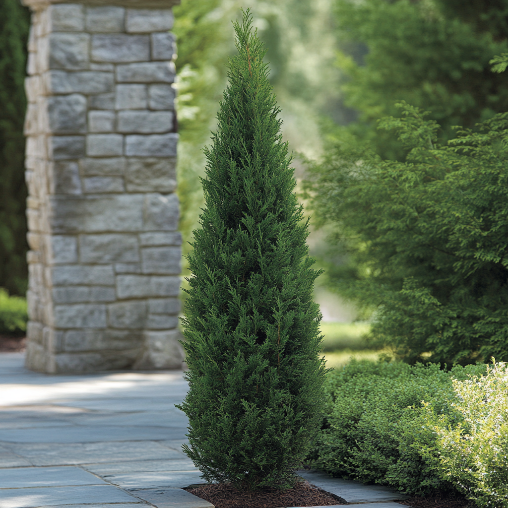 Conifère élancé et dressé pour espaces étroits