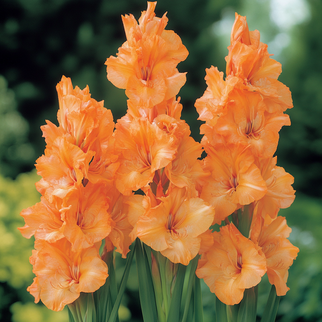 Flores vibrantes y de color naranja brillante con una apariencia llamativa