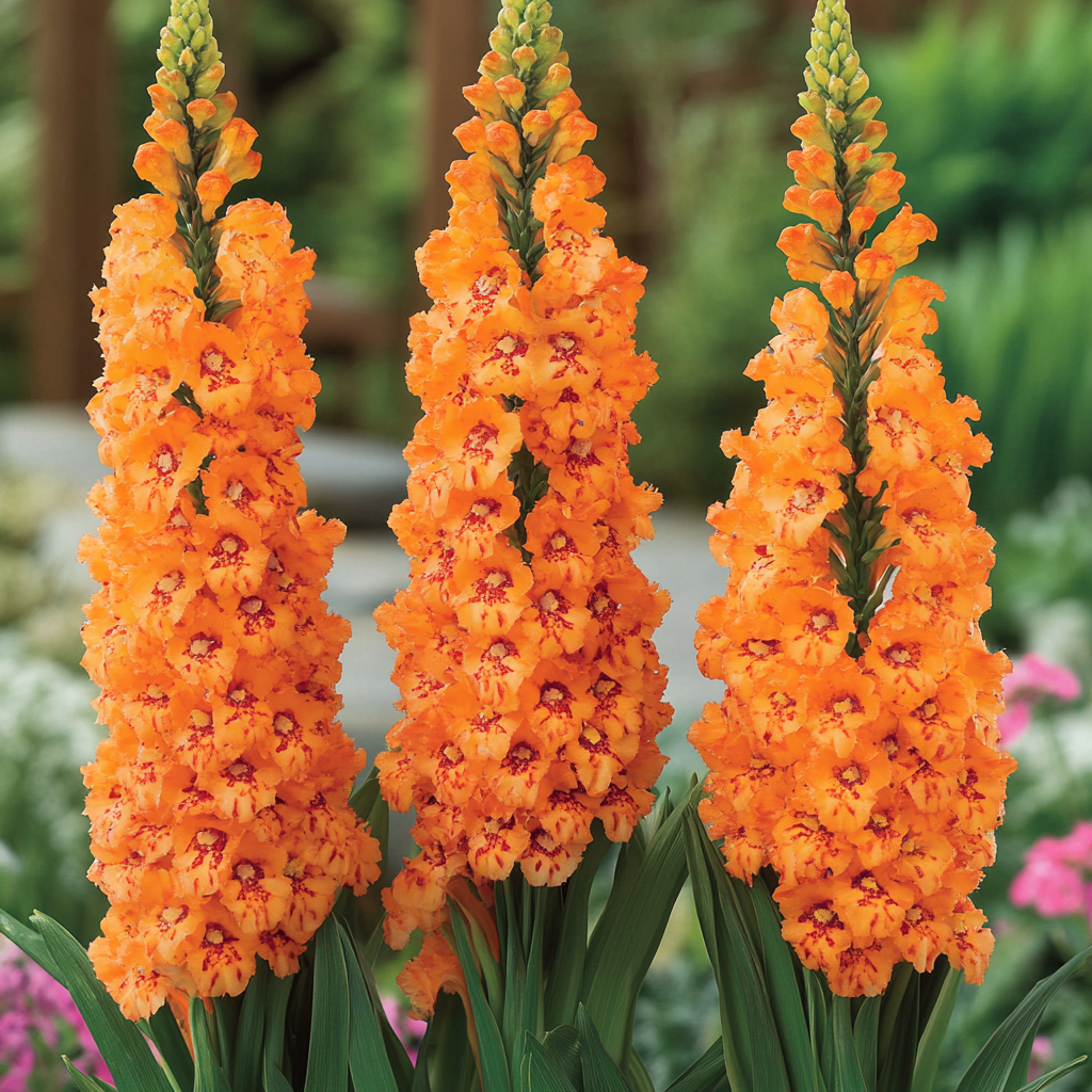 Flores vibrantes y de color naranja brillante con una apariencia llamativa