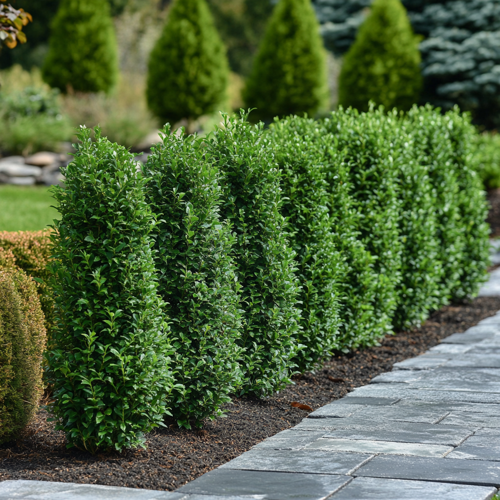 Dee Runk boj – elegante árbol perenne erguido para espacios estrechos y setos
