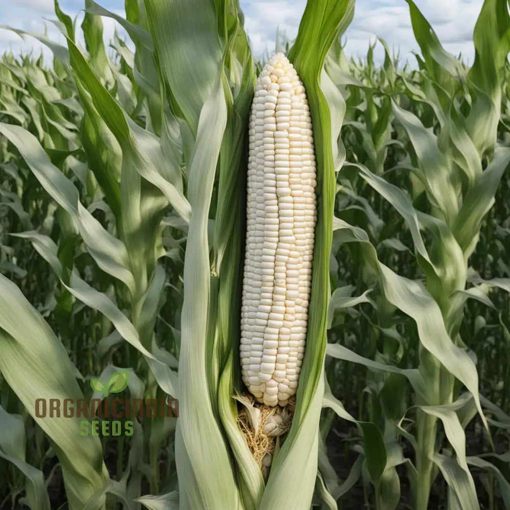 Shimmering Silver Corn Seeds for Planting, Unique Ornamental Corn Variety