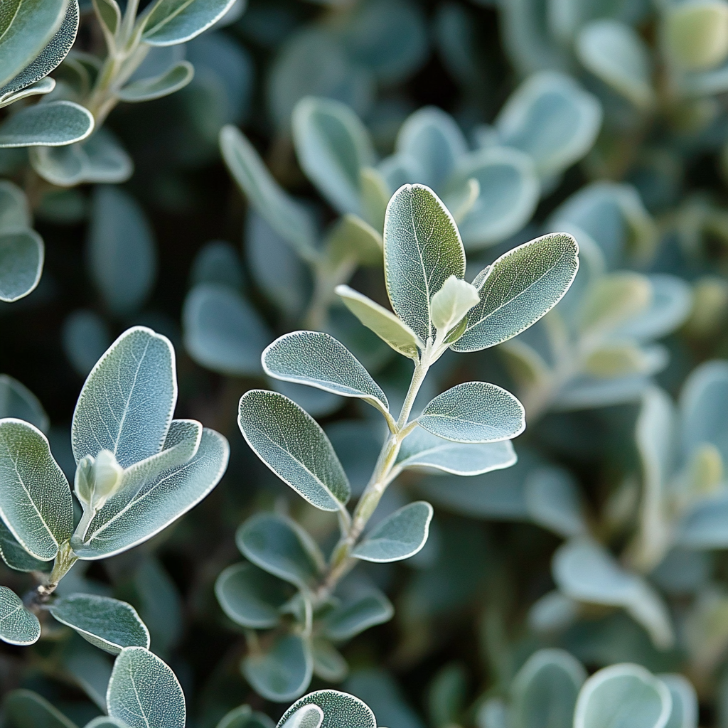 Soft Silver Green Foliage on Spreading Shrub