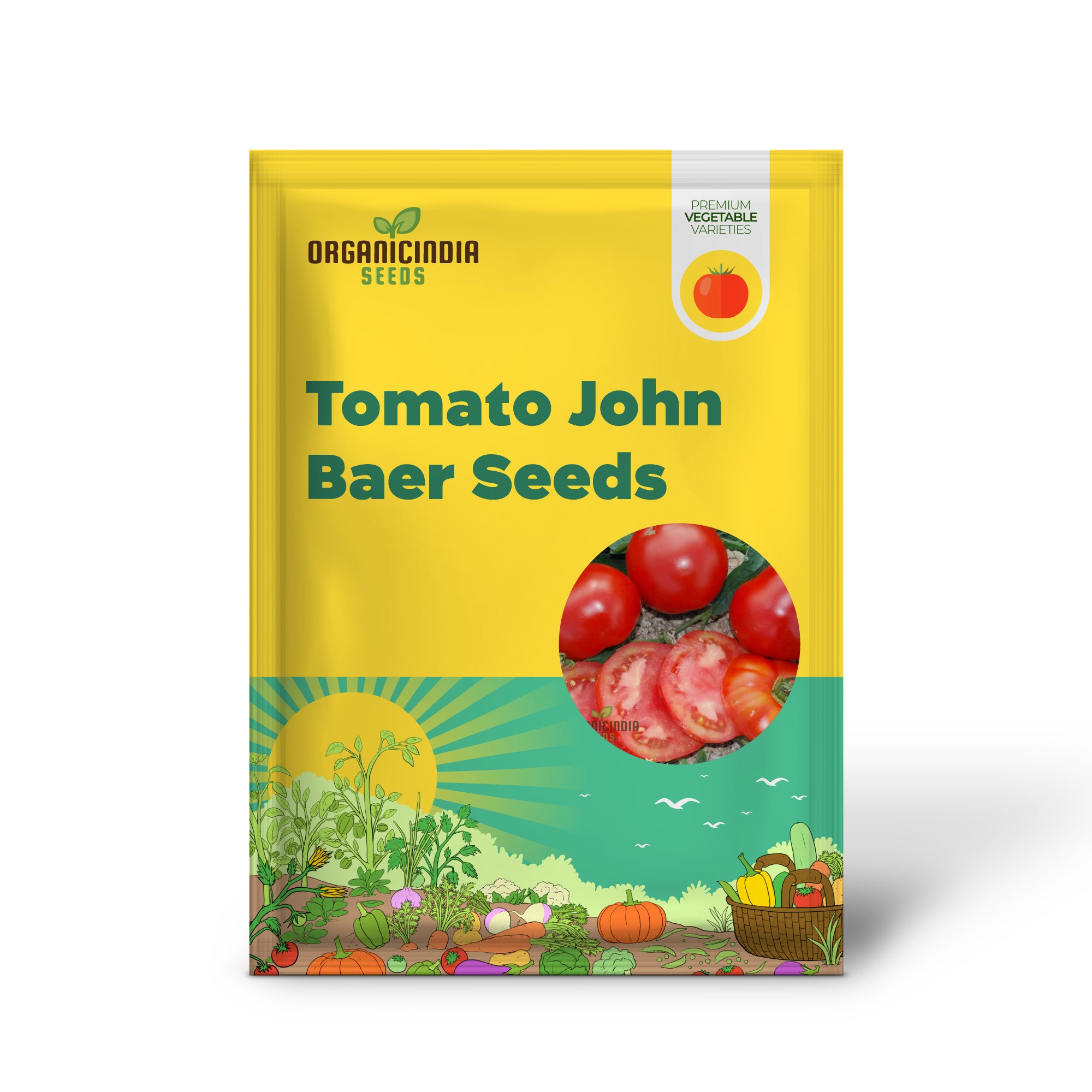 John Baer Tomato Seedling, Easy-to-Grow Heirloom Tomato Seeds