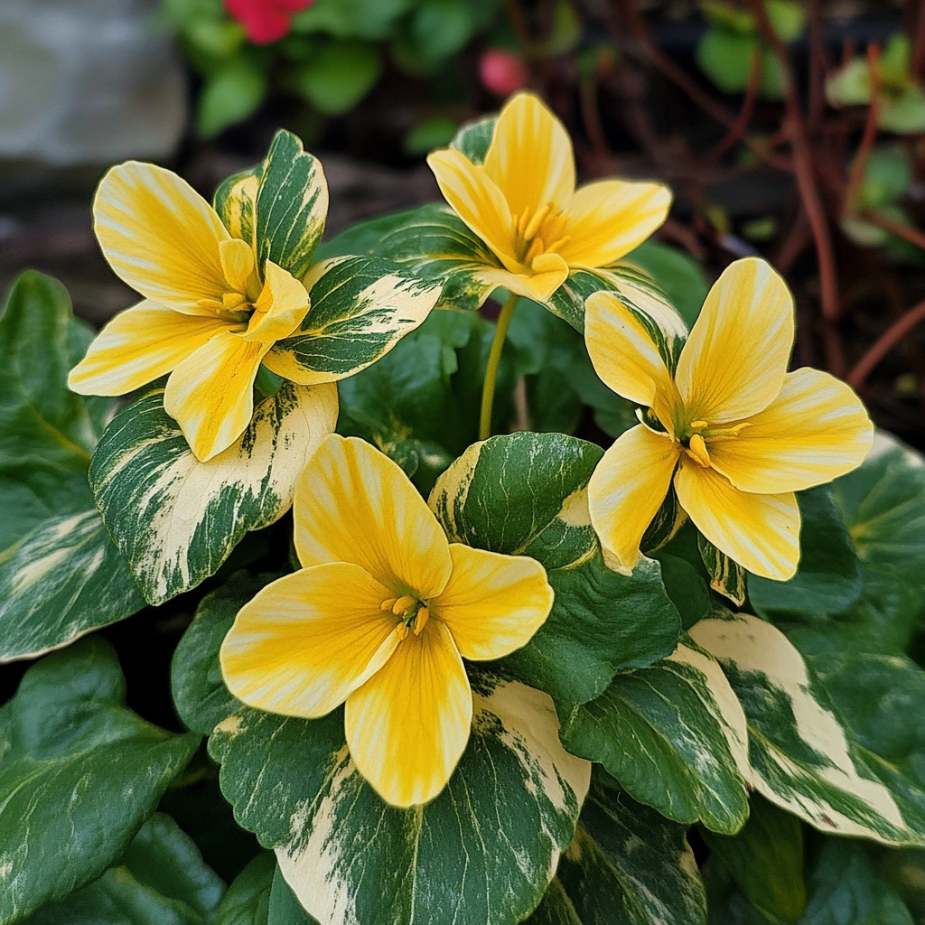 Variegated Yellow Flowering Shrub Seeds for Planting