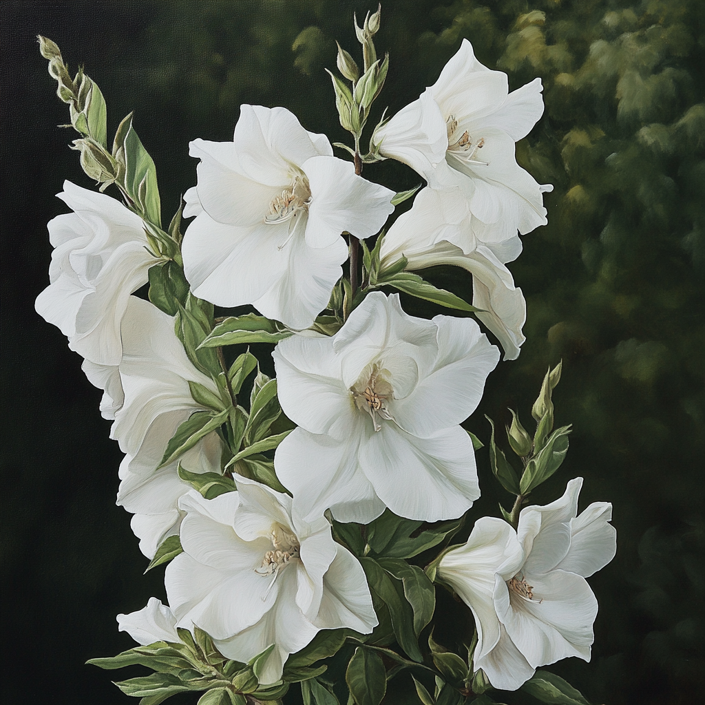 Evergreen White Flower Plant Used in Garden Border