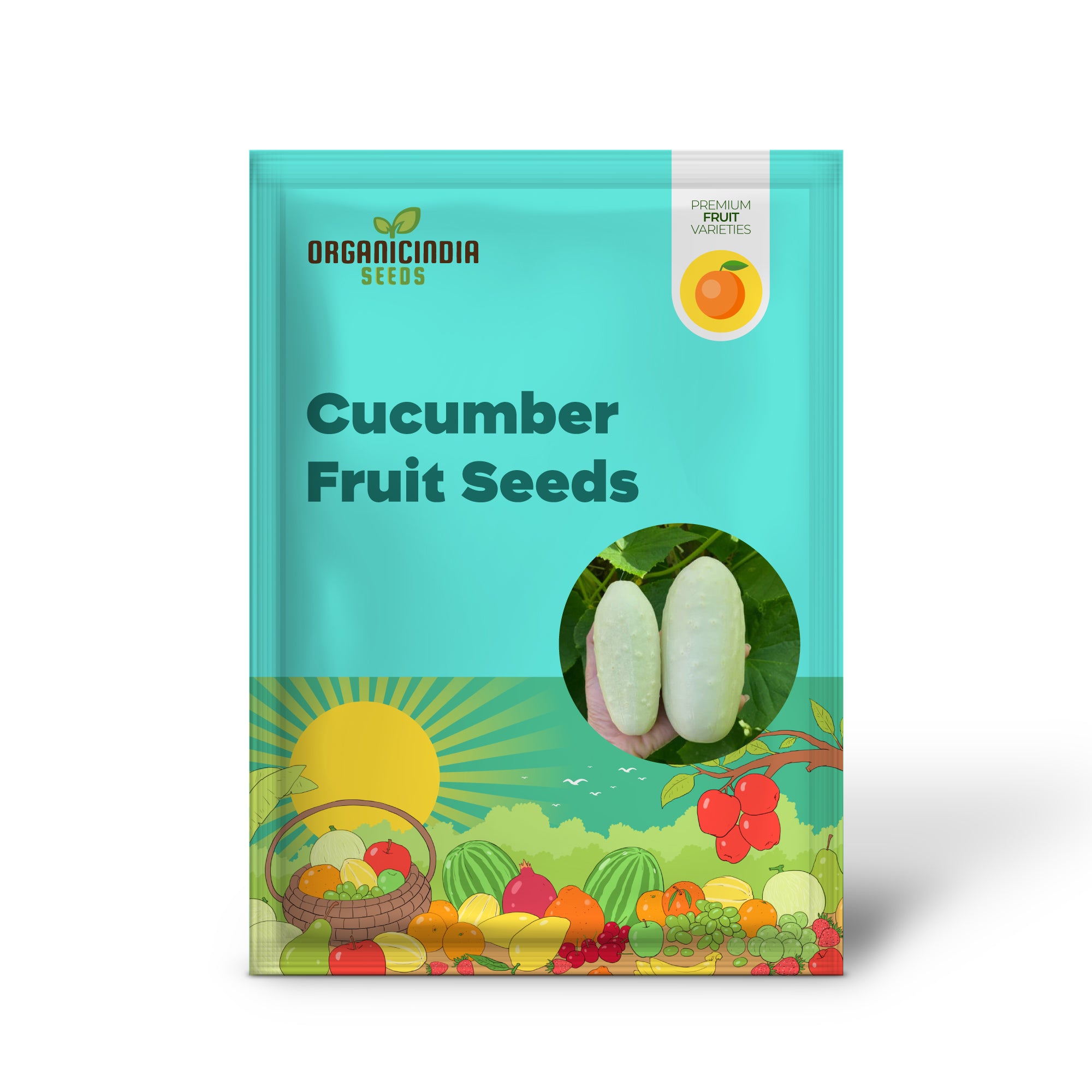 White Cucumber Plant Growing from Seeds – Home Garden Variety