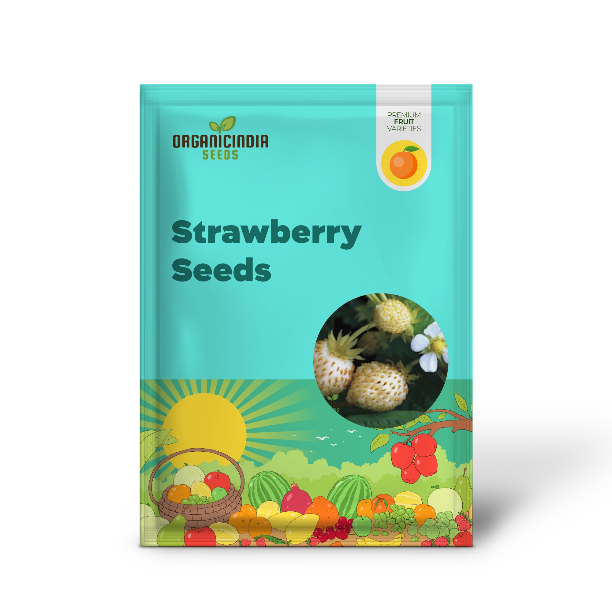 White Delight strawberry seeds non GMO for planting