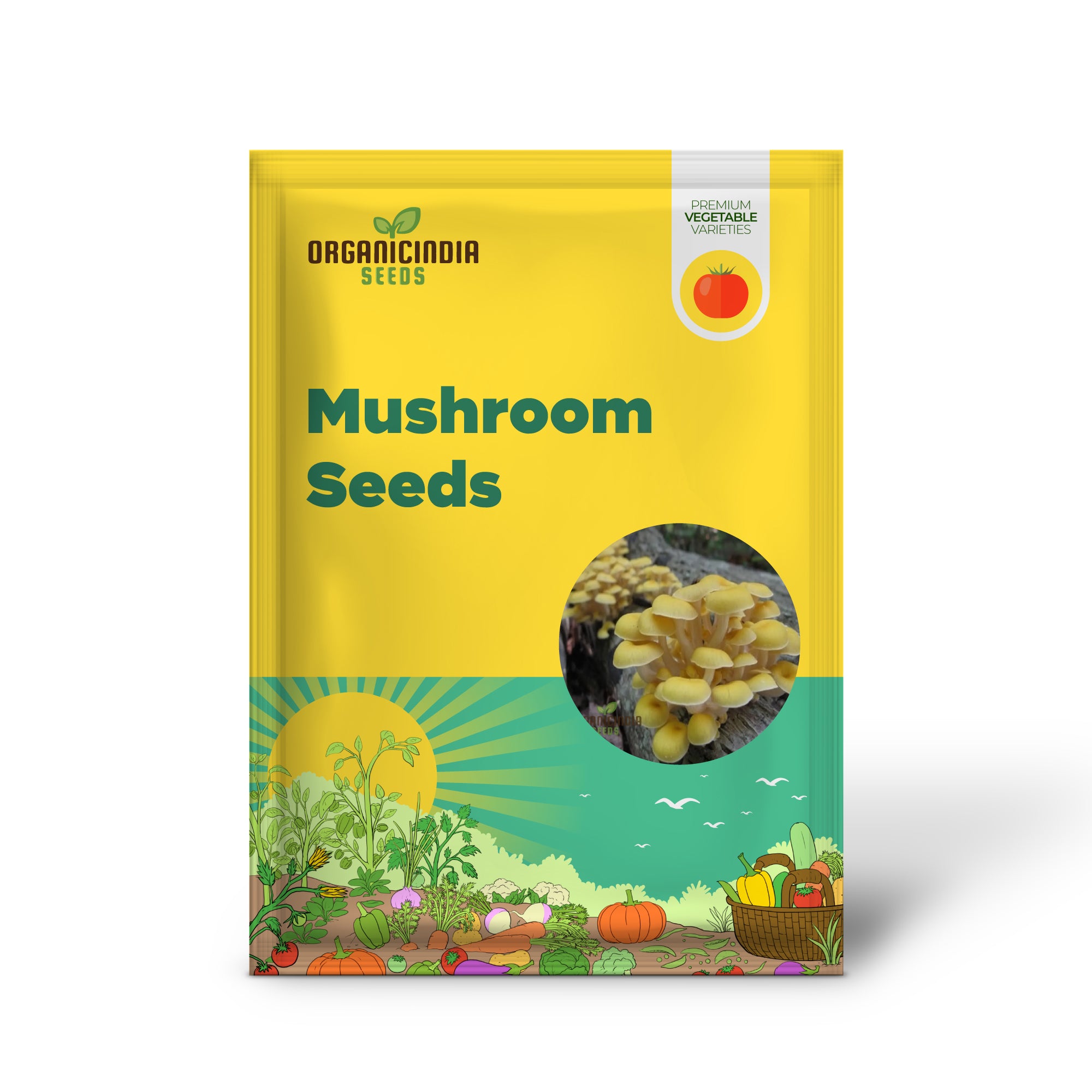 Yellow Mushroom Seeds Growing Indoors, Easy Mushroom Cultivation
