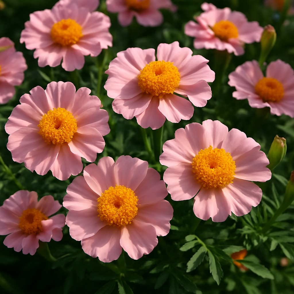 Pink Color French Marigold: A Bloom of Beauty and Brilliance