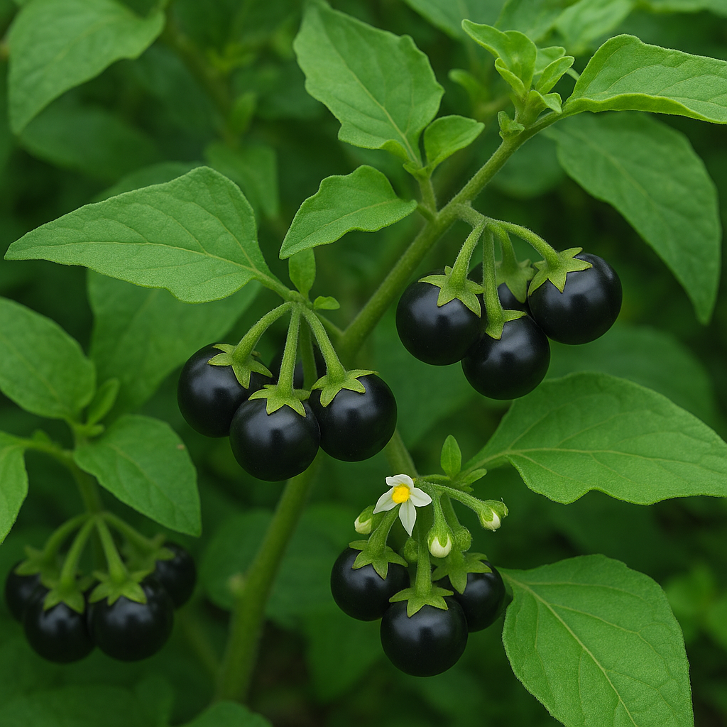 Black Nightshade (Solanum nigrum): A Hardy and Valuable Garden Herb