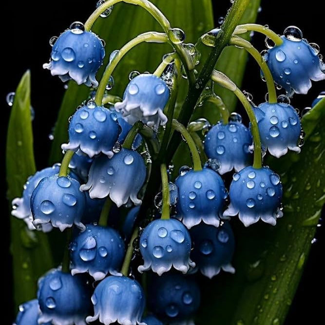 Blue Lily of the Valley Seeds, Rare and Elegant Perennial Flowers for Your Garden